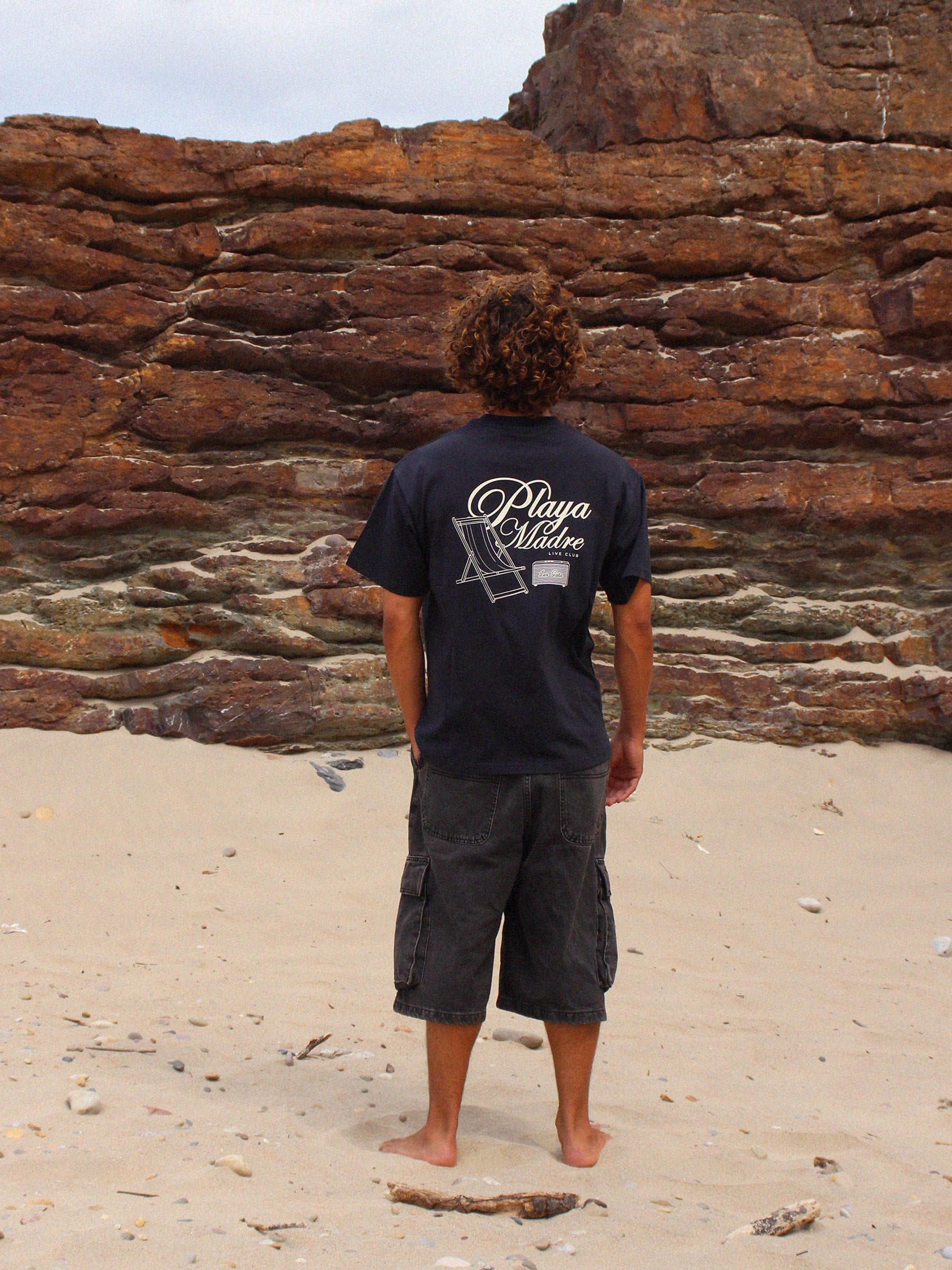 PLAYA MADRE TEE - DARK BLUE