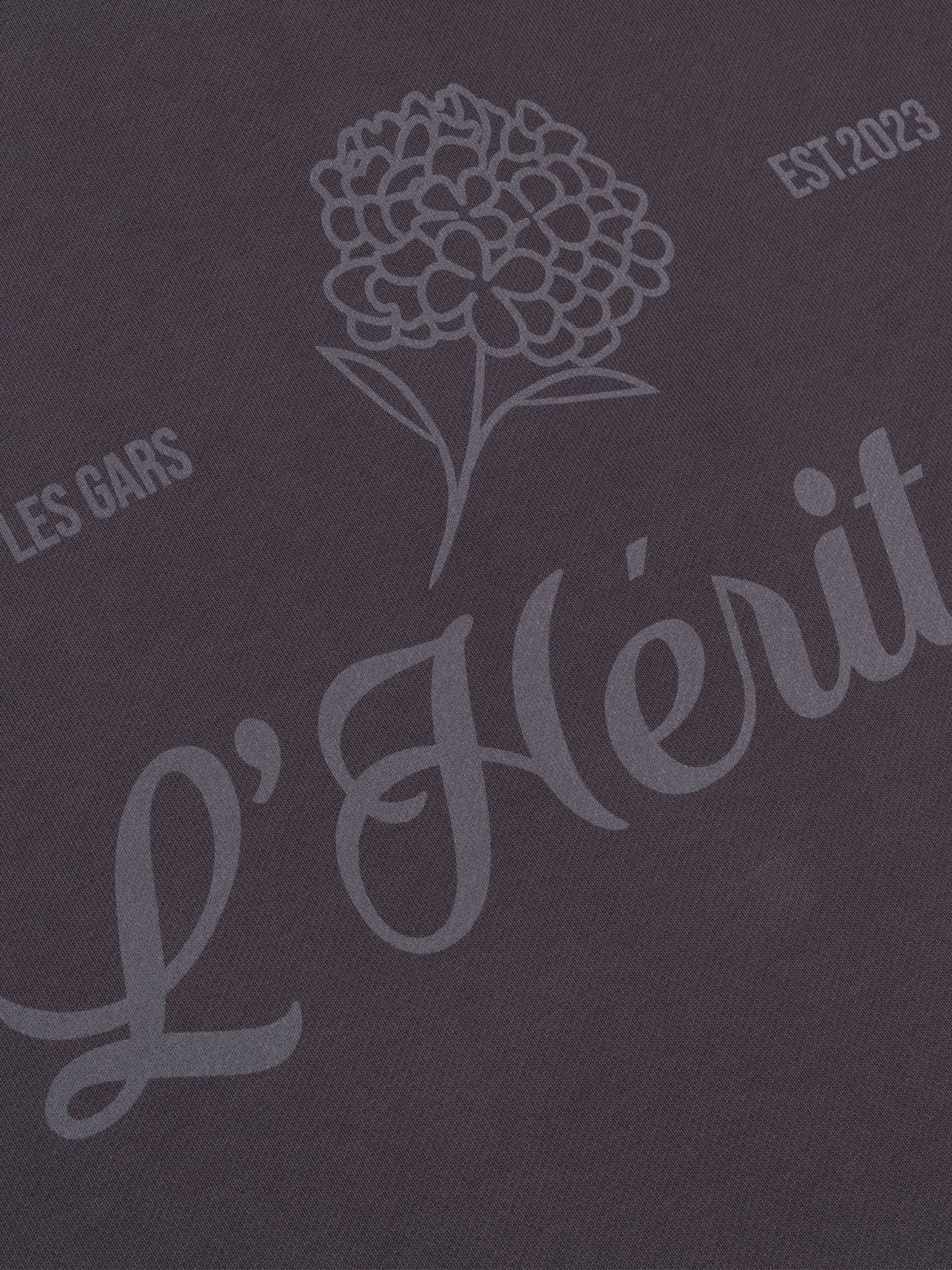 L'HÉRITAGE HALF ZIP - CHARCOAL