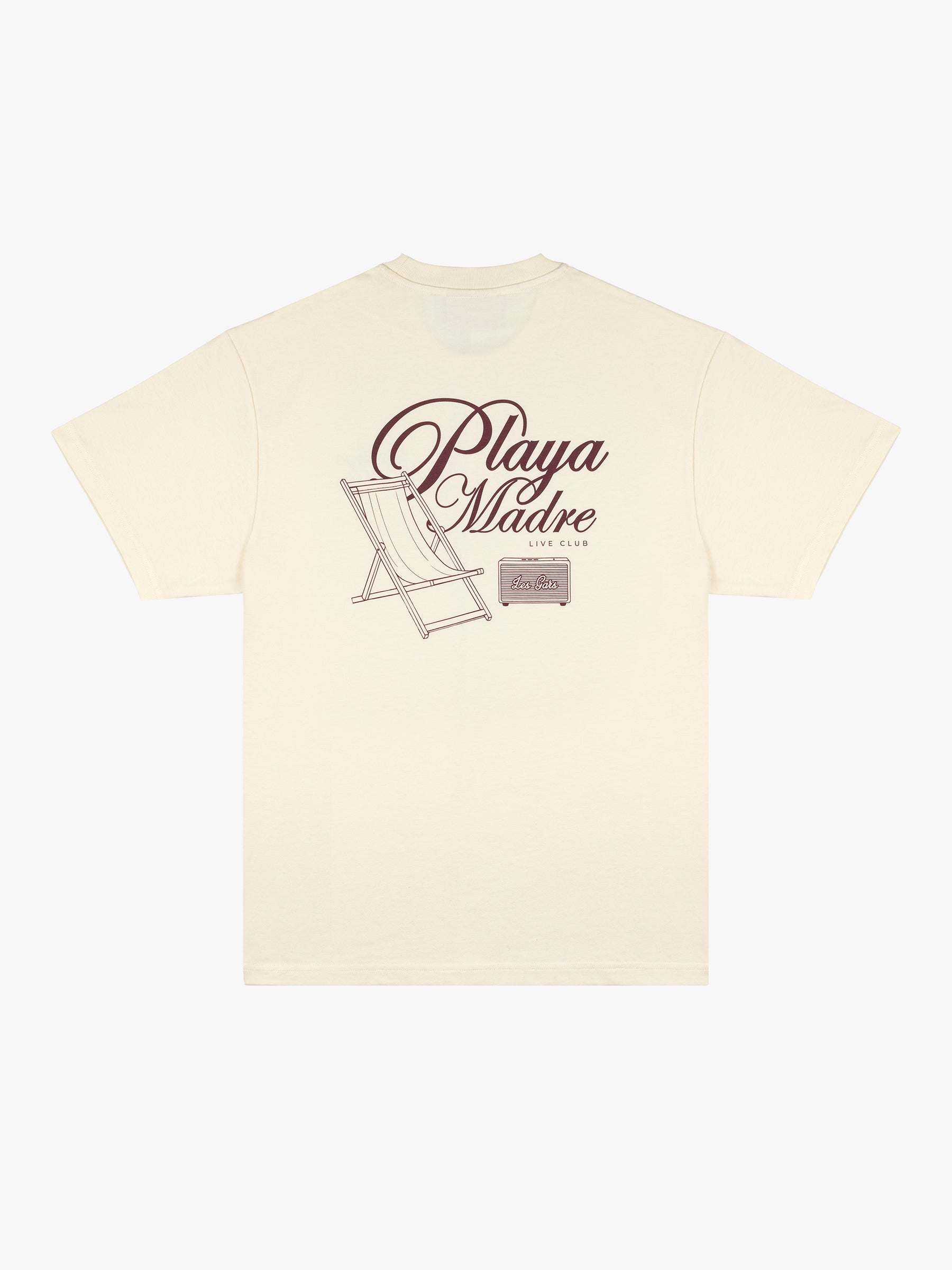 PLAYA MADRE TEE - LEMON WHITE