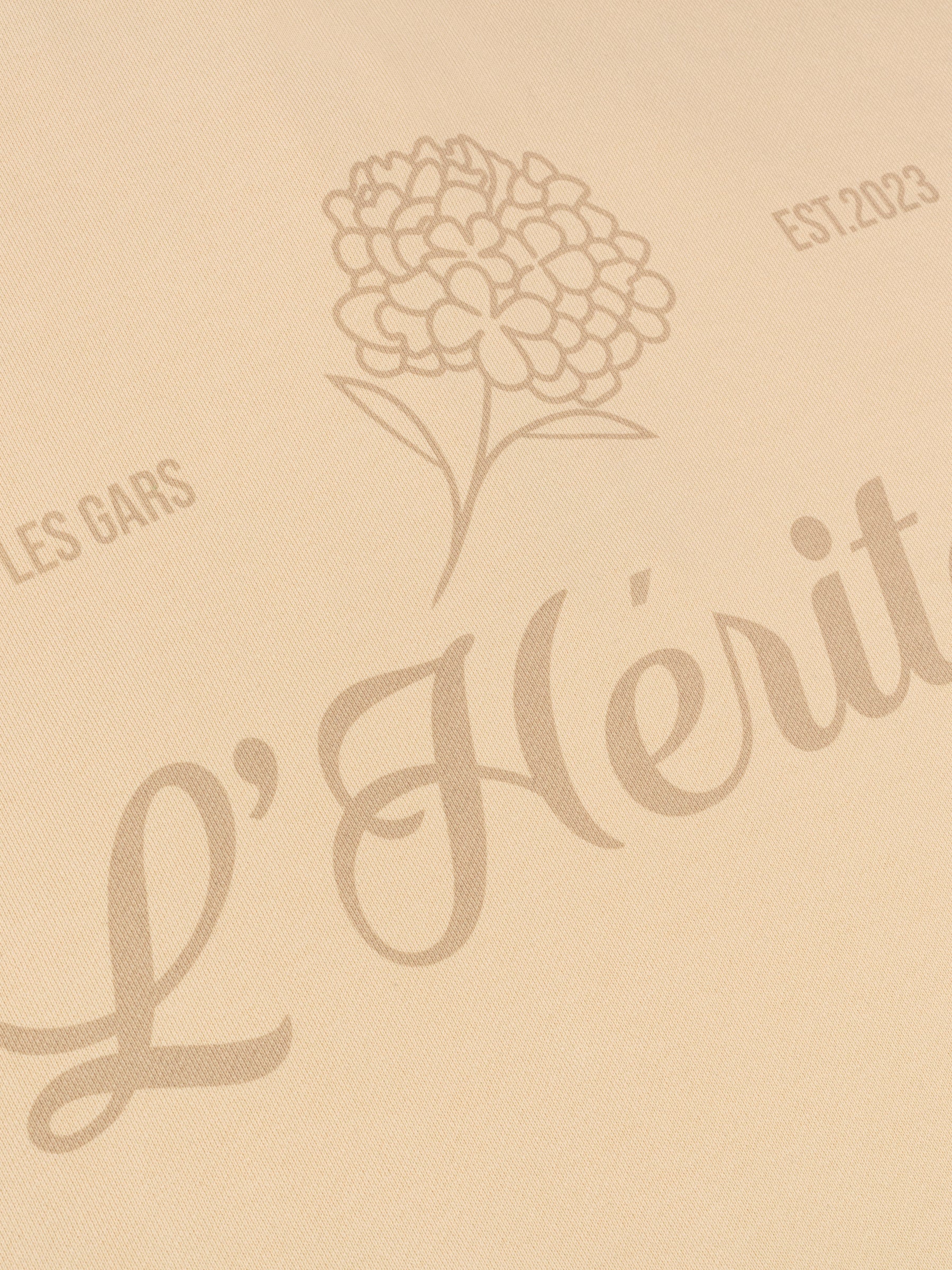 L'HÉRITAGE HALF ZIP - CREAM