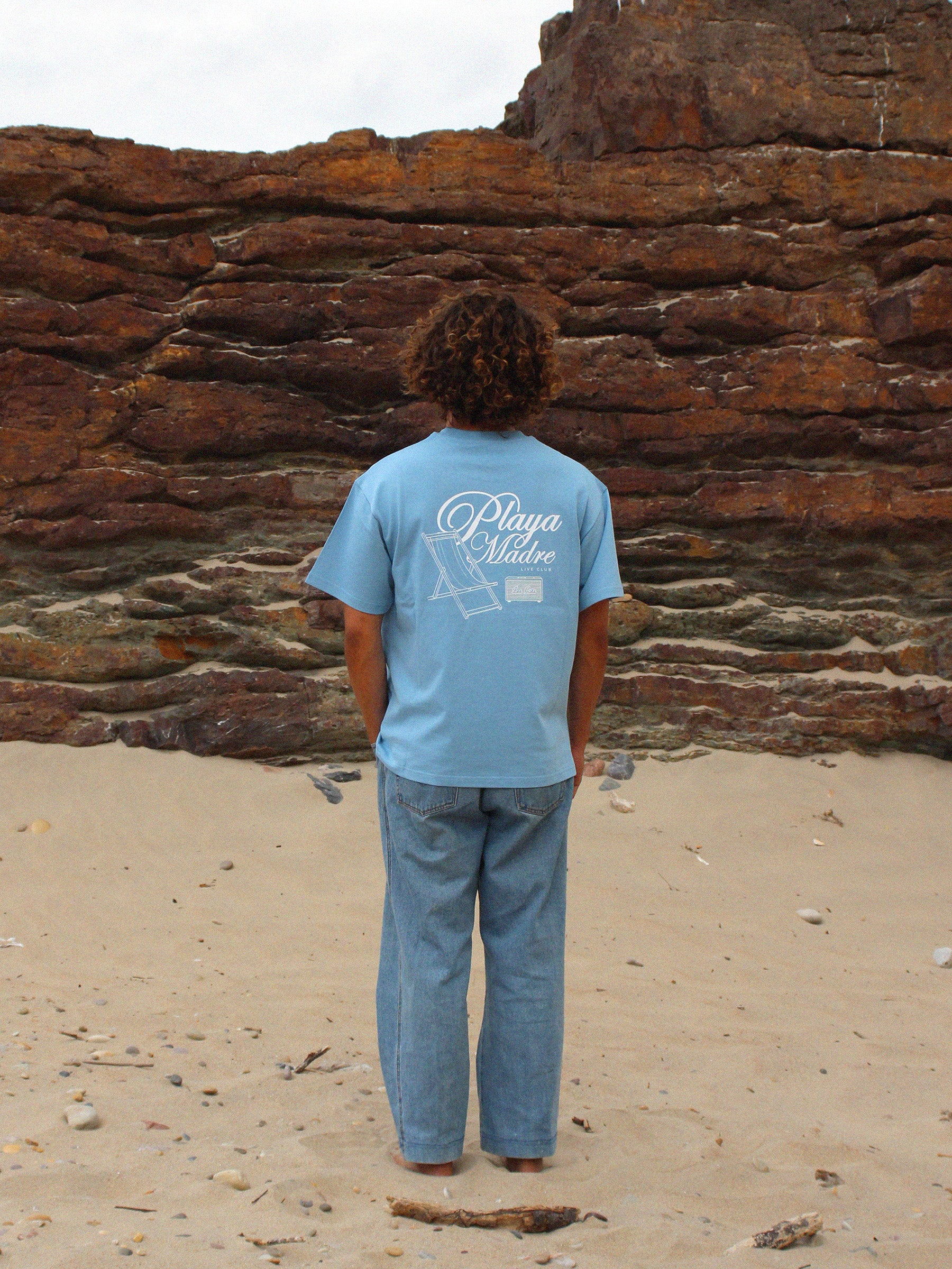 PLAYA MADRE TEE - BABY BLUE