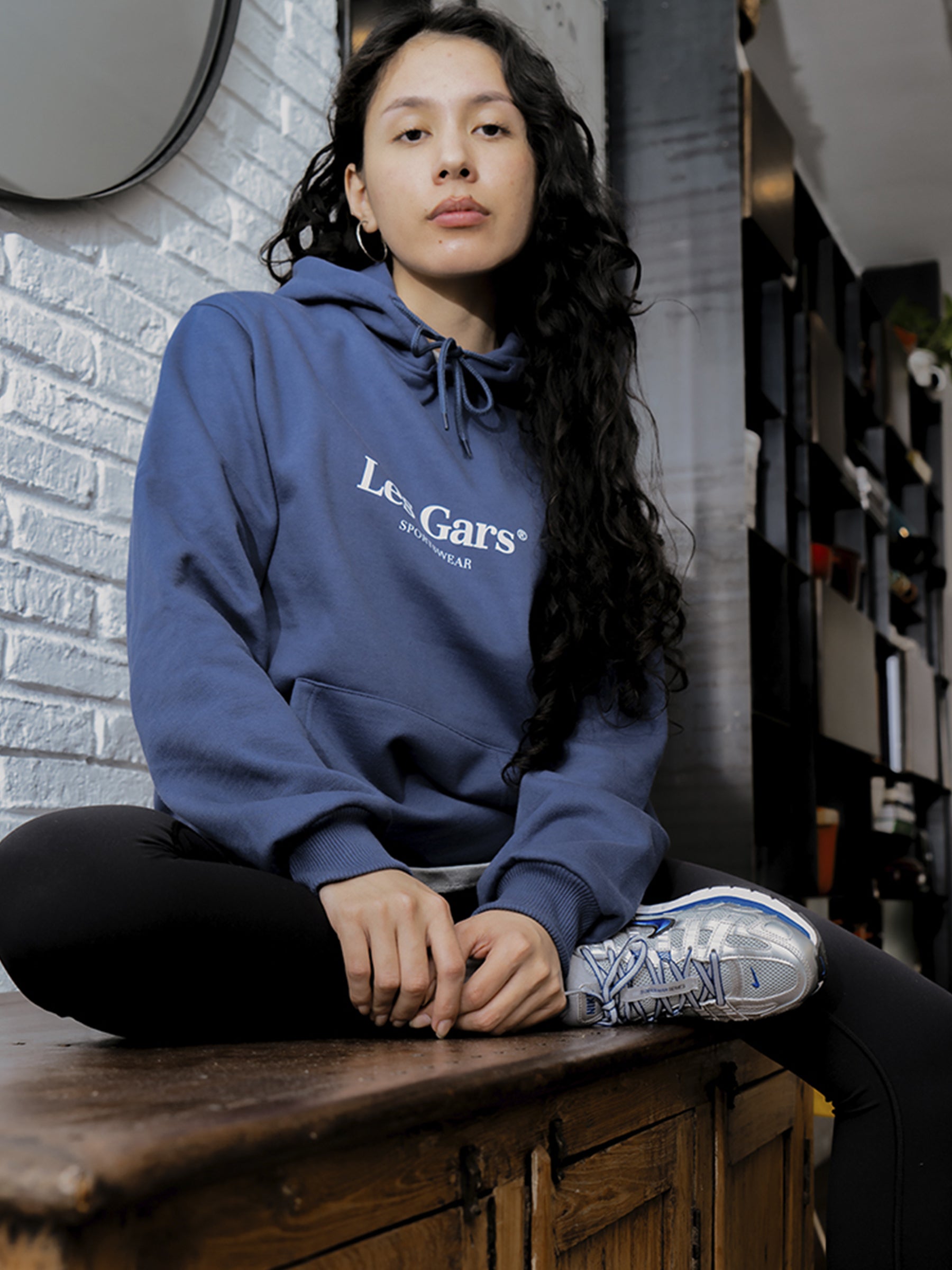 ICONIC HOODIE - NAVY BLUE