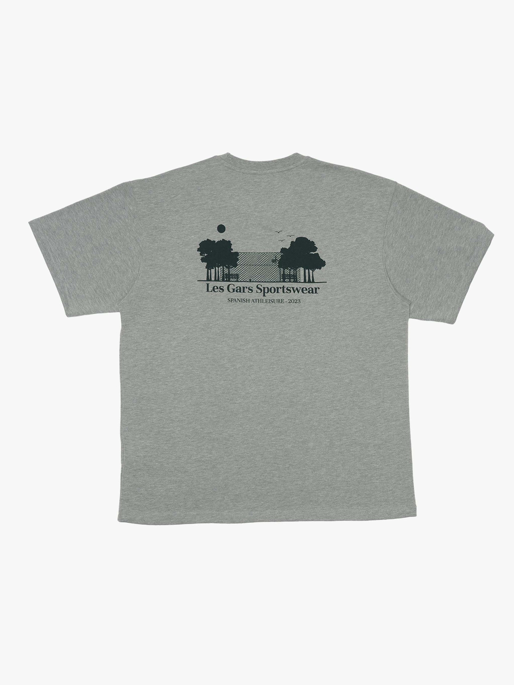 PANORAMA TEE - JASPED GREY