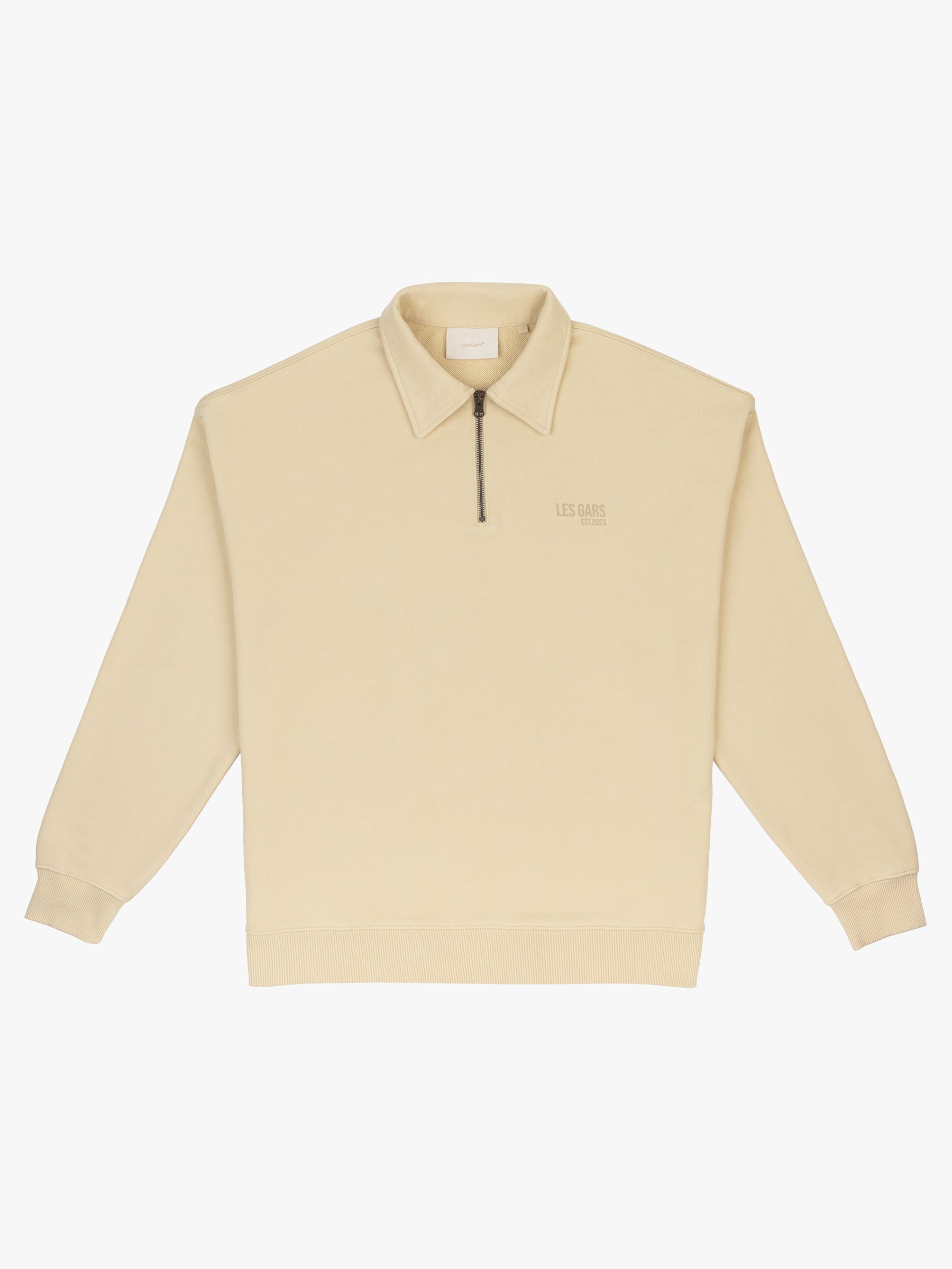 L'HÉRITAGE HALF ZIP - CREAM