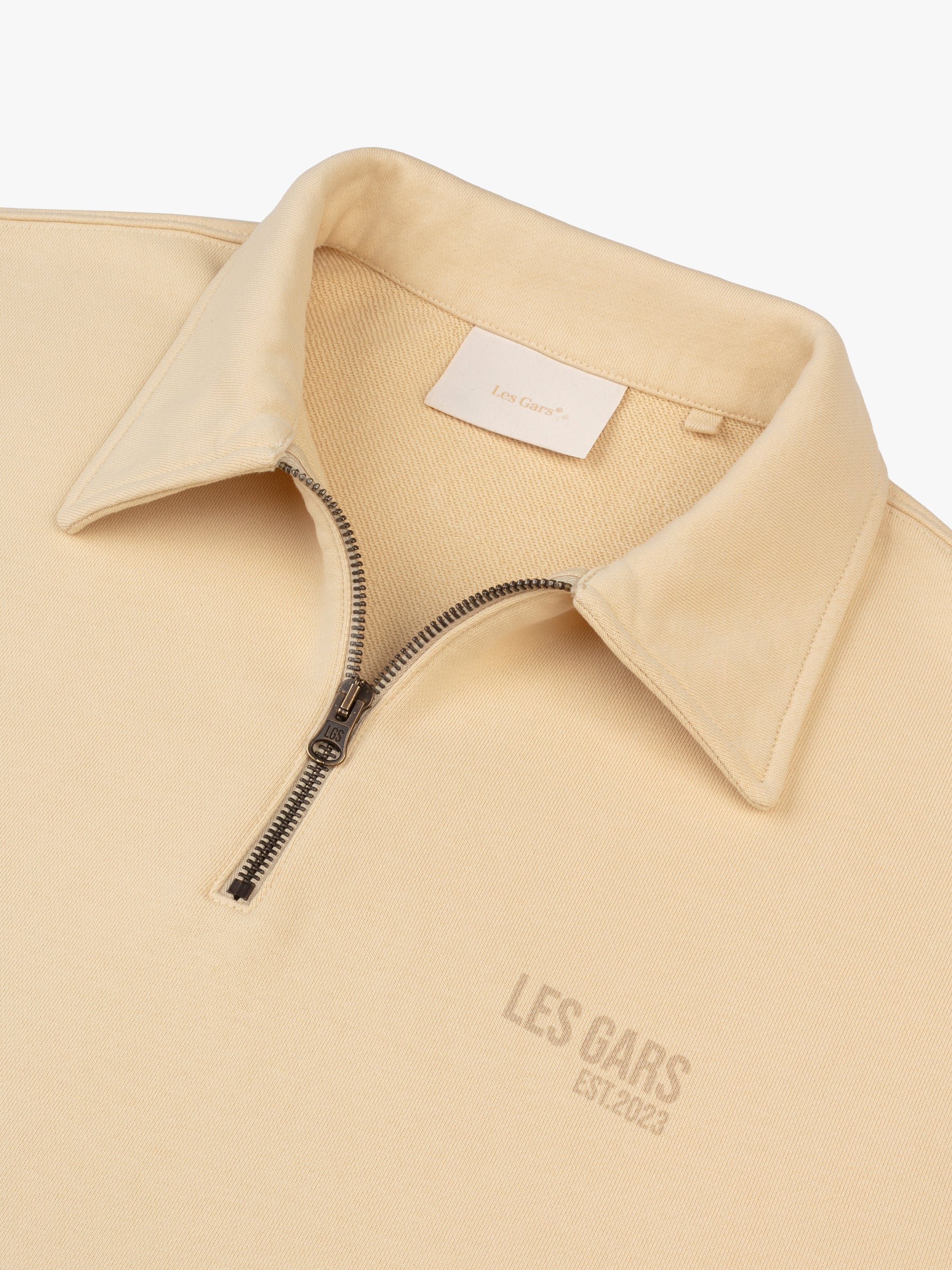 L'HÉRITAGE HALF ZIP - CREAM