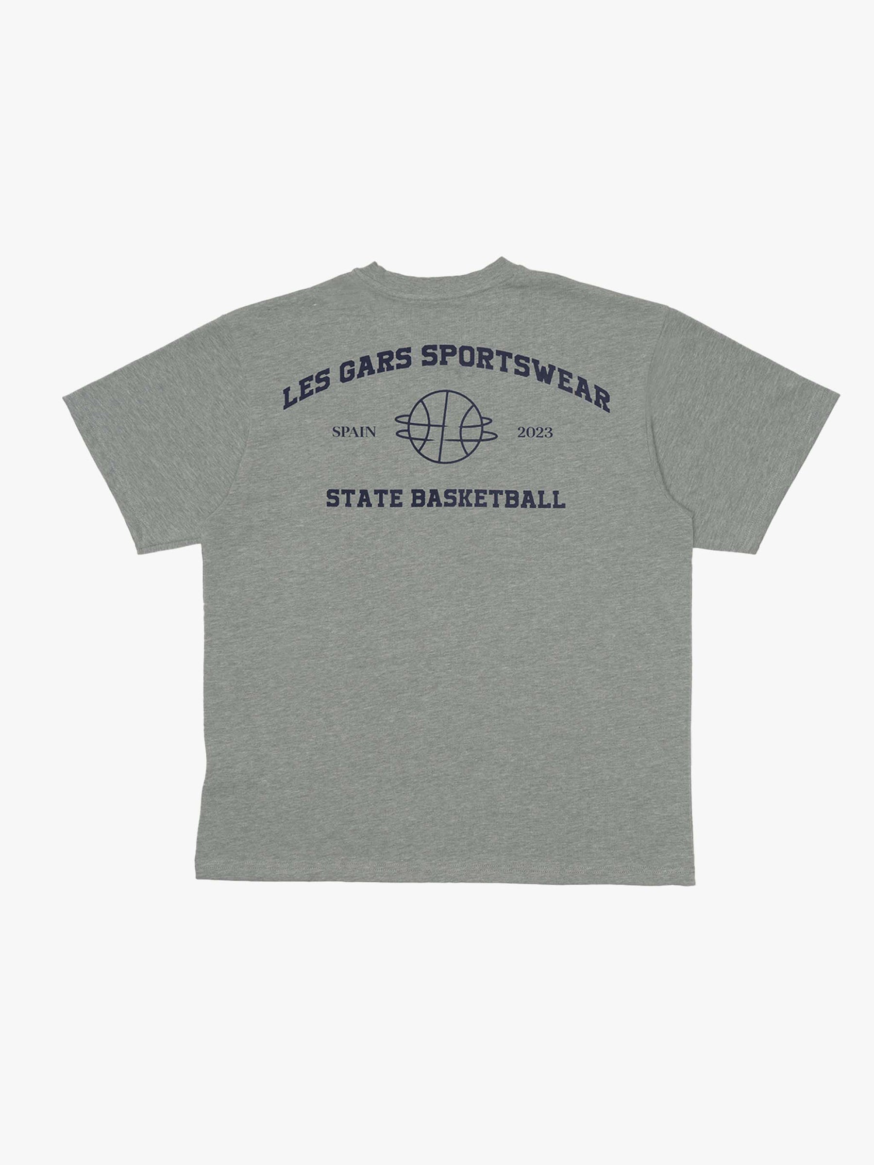 STATE TEE - JASPED GREY