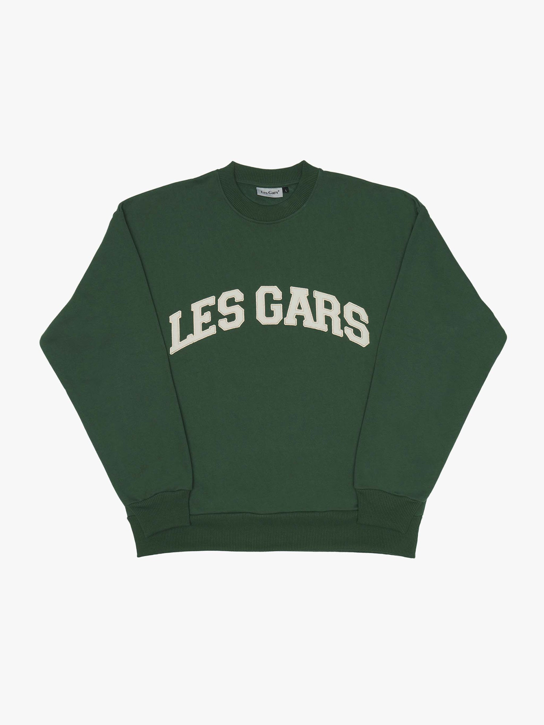 VARSITY CREWNECK - DARK GREEN