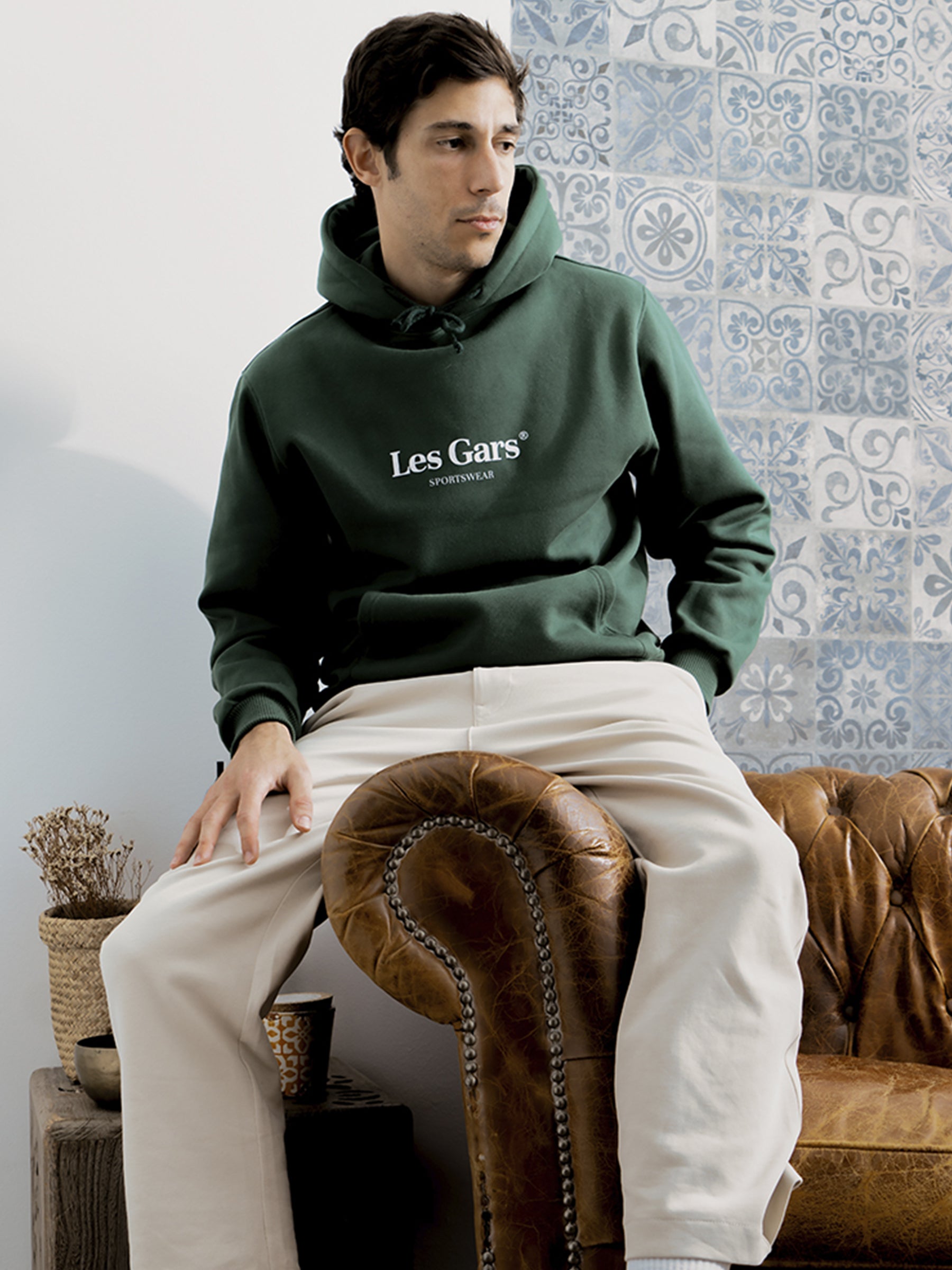 ICONIC HOODIE - DARK GREEN