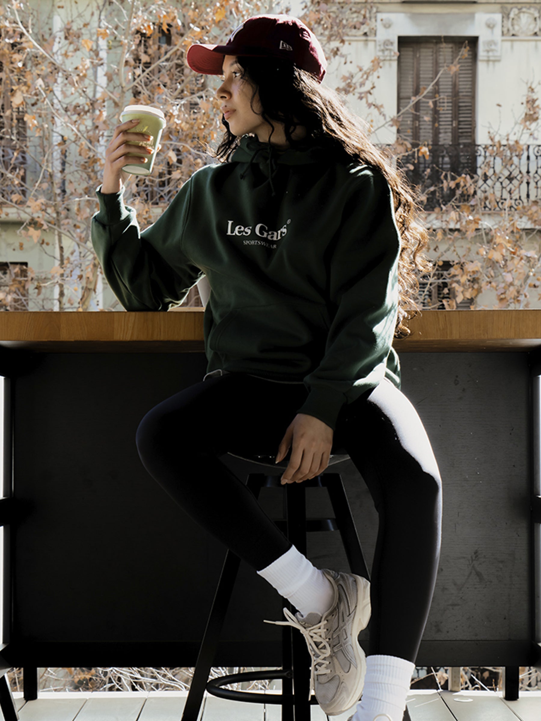 ICONIC HOODIE - DARK GREEN